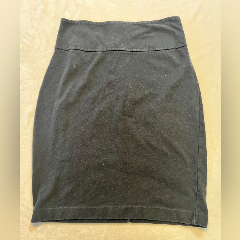 James Perse black stretch Pencil‎ Skirt
